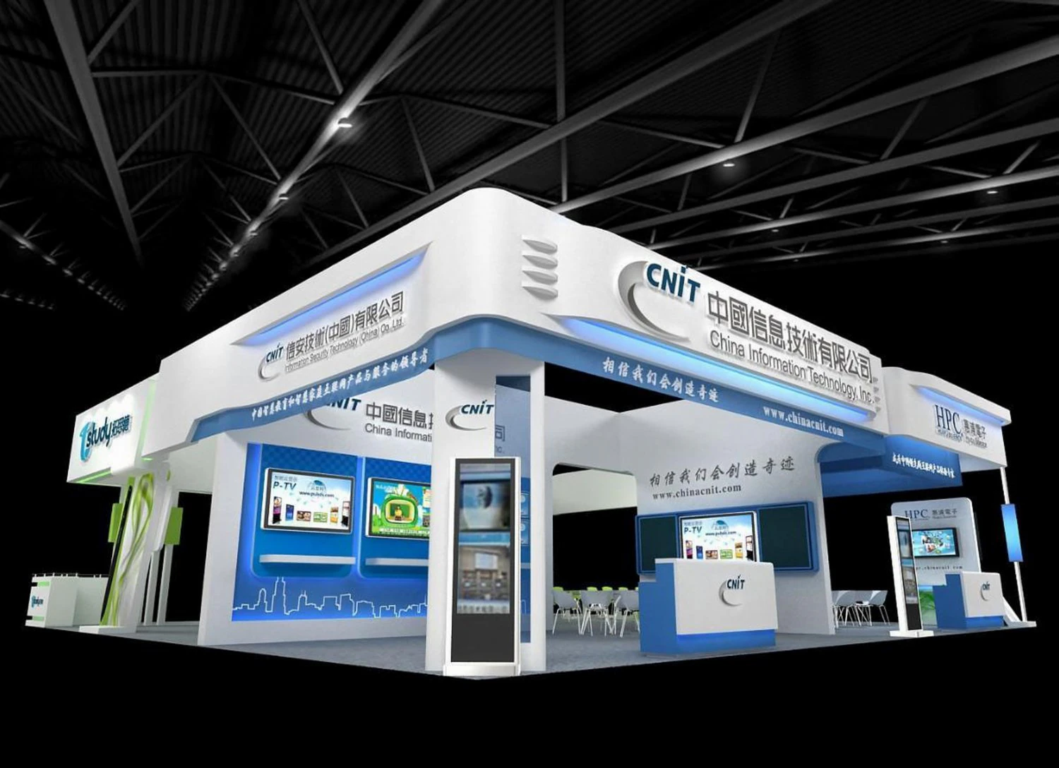 exhibition area 15x153dmax200920726 3D Model .c4d .max .obj .3ds .fbx .stl .blend 