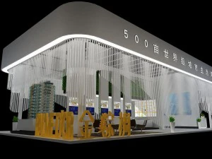 exhibition area 20x123dmax200925432 3D Model