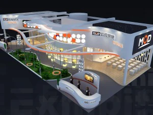 exhibition area 24x123dmax201016963 3D Model