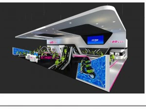 &aacute;rea de exposici&oacute;n 30x183dmax200918344 Modelo 3D