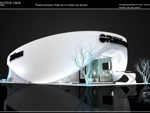 exhibition area 31x113dmax200921020 3D Model