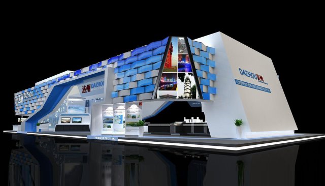 exhibition area 355x153dmax200925459 Modello 3D .c4d .max .obj .3ds .fbx .stl .blend 