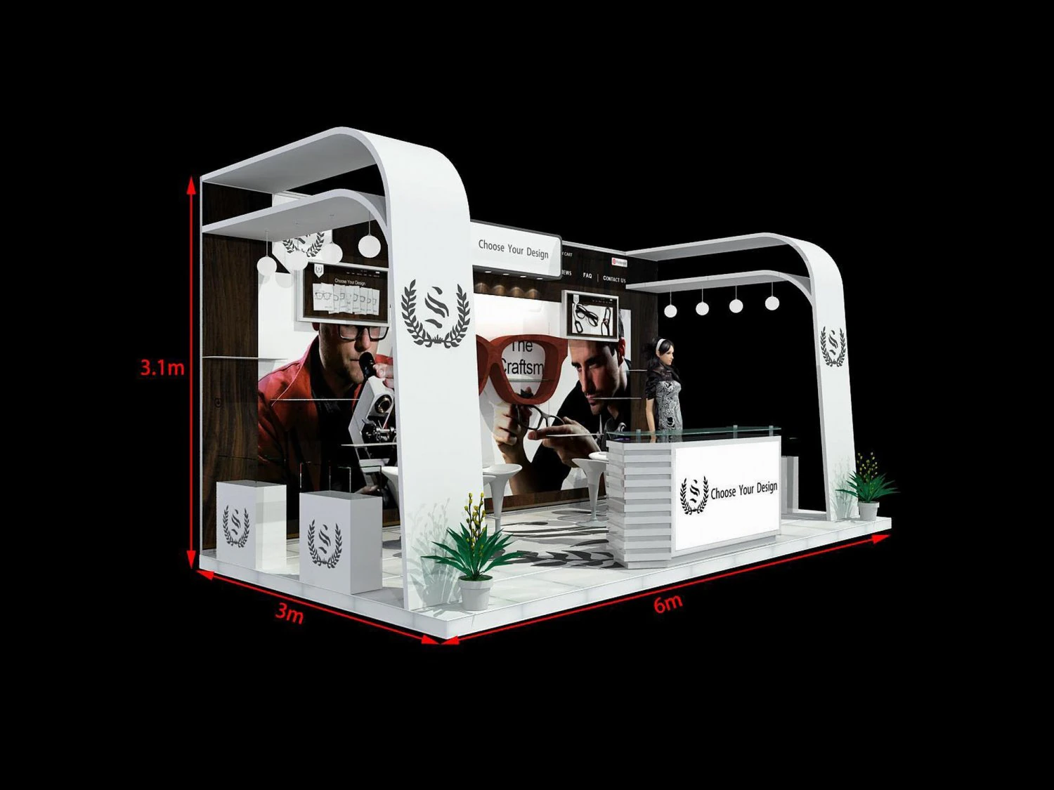 exhibition area 6x33dmax2012-23270 3D Model .c4d .max .obj .3ds .fbx .stl .blend