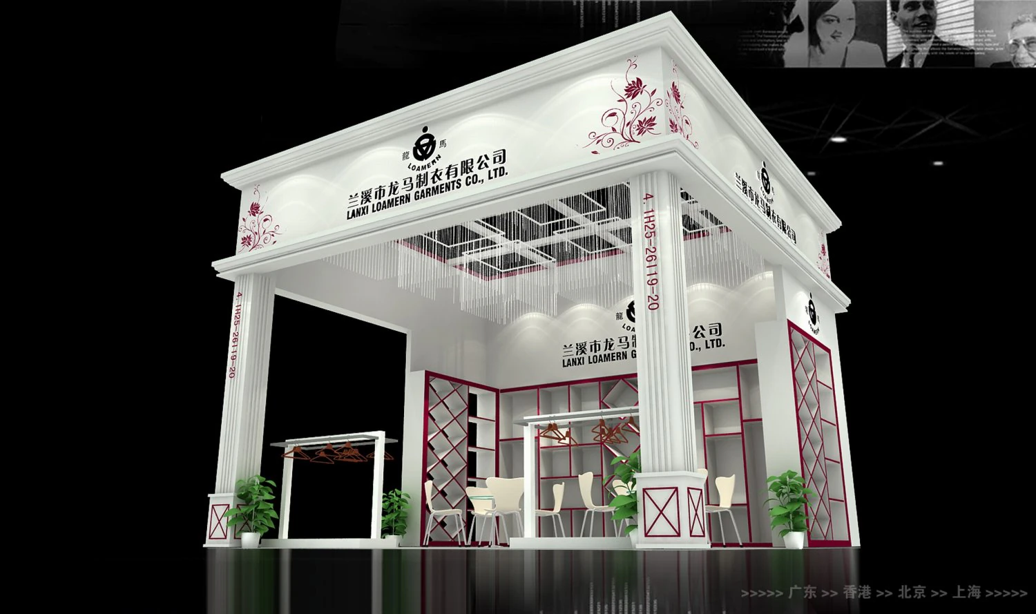exhibition area 6x63dmax2009-11555 3D Model .c4d .max .obj .3ds .fbx .stl .blend