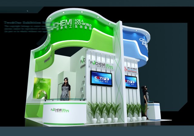 exhibition area 6x63dmax2009-18172 3D Model .c4d .max .obj .3ds .fbx .stl .blend 