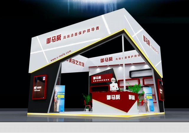 exhibition area 6x63dmax2009-21049 3D मॉडल .c4d .max .obj .3ds .fbx .stl .blend 