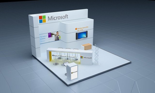 exhibition area 6x63dmax2009-23101 Model 3D .c4d .max .obj .3ds .fbx .stl .blend