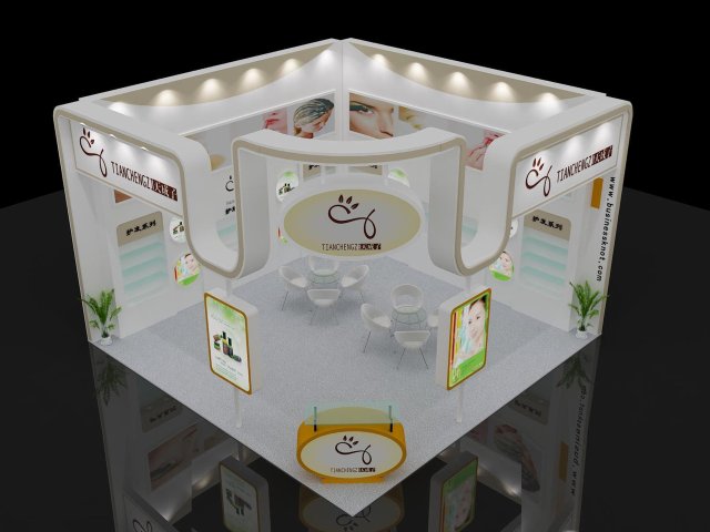 exhibition area 6x63dmax2010-21378 Modèle 3D .c4d .max .obj .3ds .fbx .stl .blend 