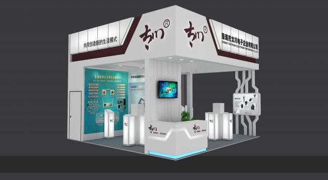 exhibition area 6x63dmax2012-19502 3D Model .c4d .max .obj .3ds .fbx .stl .blend 