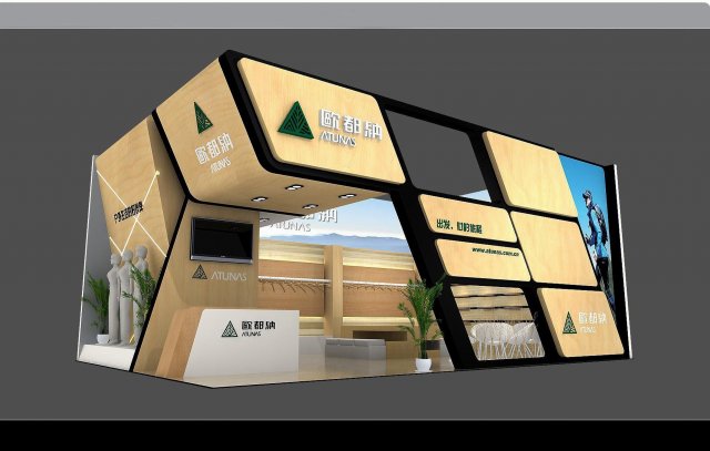 exhibition area 6x93dmax2009-23119 3D Модель .c4d .max .obj .3ds .fbx .stl .blend 