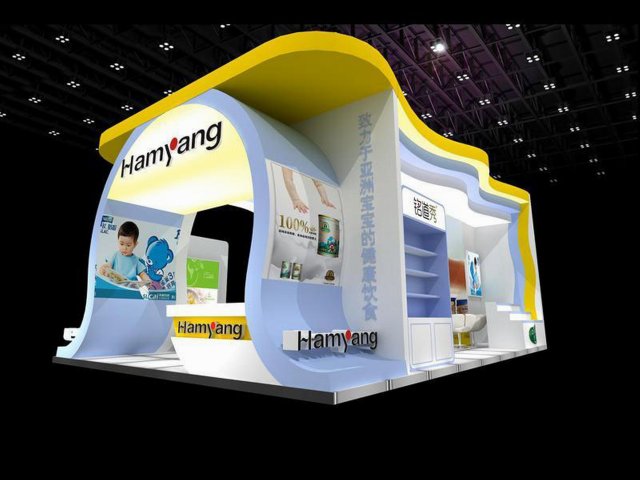exhibition area 6x93dmax2010-22450 3D Модель .c4d .max .obj .3ds .fbx .stl .blend 