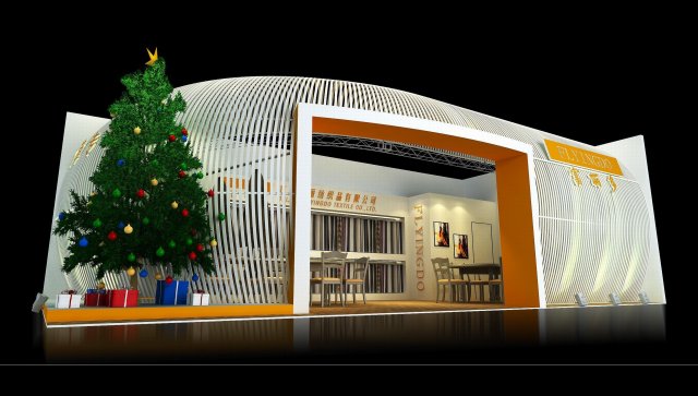 exhibition area 6x123dmax2009-20136 3D Модель .c4d .max .obj .3ds .fbx .stl .blend 