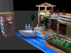 exhibition area 7x133dmax2012-13530 Model 3D