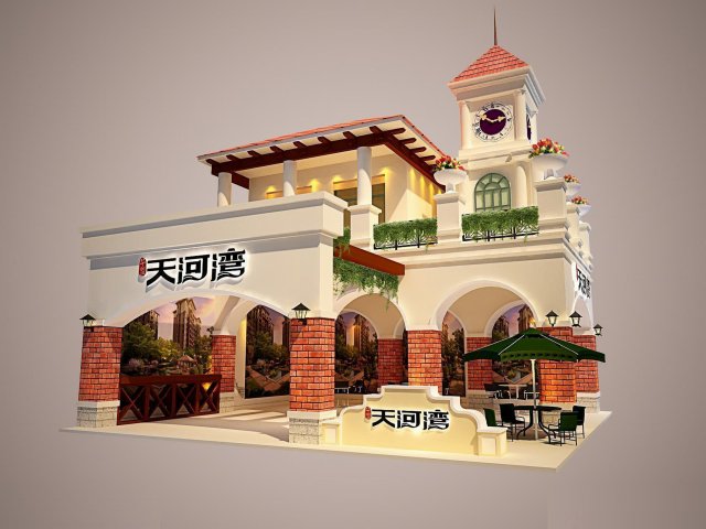 exhibition area 8x83dmax2009-10997 Modelo 3D .c4d .max .obj .3ds .fbx .stl .blend 