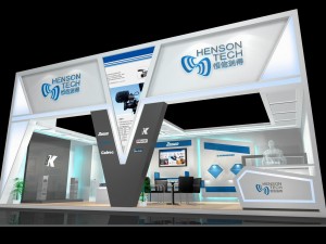 exhibition stand show demonstration screen adverti Modelo 3D