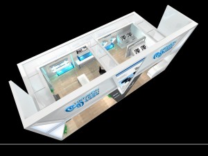 exhibition stand show demonstration screen adverti 3D मॉडल