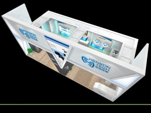exhibition stand show demonstration screen adverti 3D मॉडल