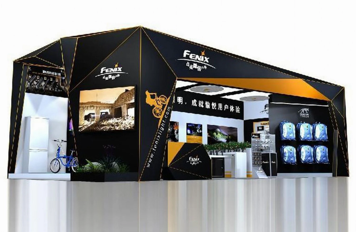 exhibition area 11x53dmax2009-20109 3D Model .c4d .max .obj .3ds .fbx .stl .blend 
