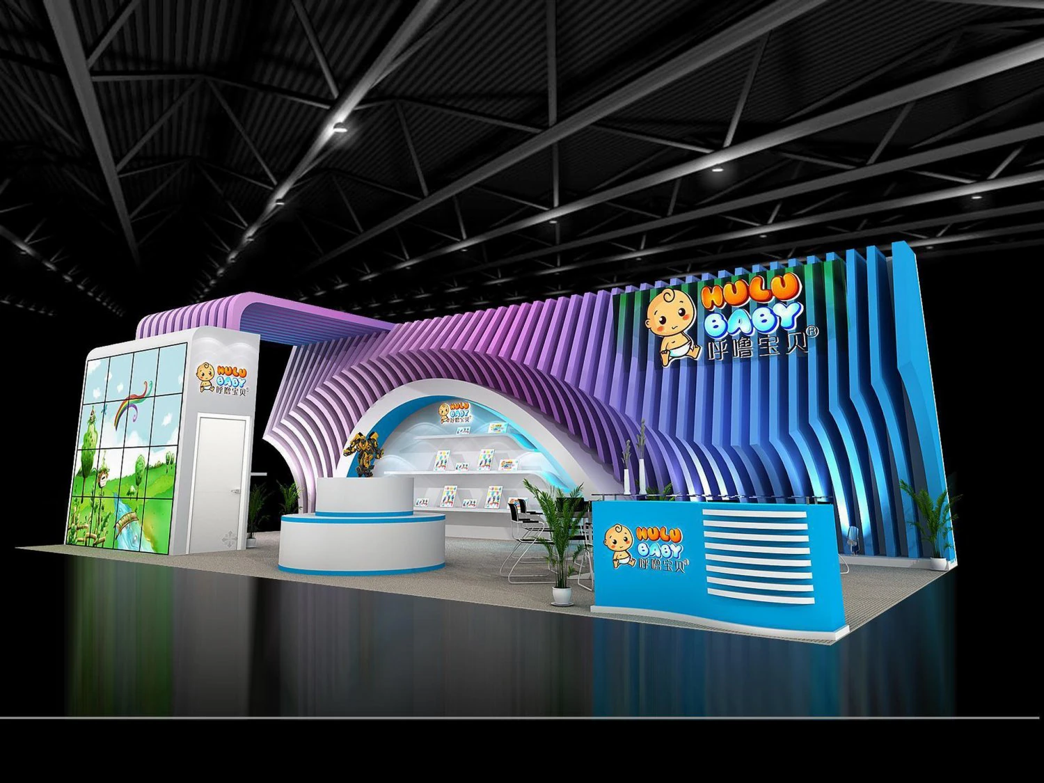 exhibition area12x63dmax2011-19323 3D Model .c4d .max .obj .3ds .fbx .stl .blend