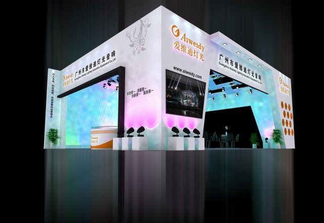 exhibition area12x93dmax200921185 3D Model .c4d .max .obj .3ds .fbx .stl .blend 