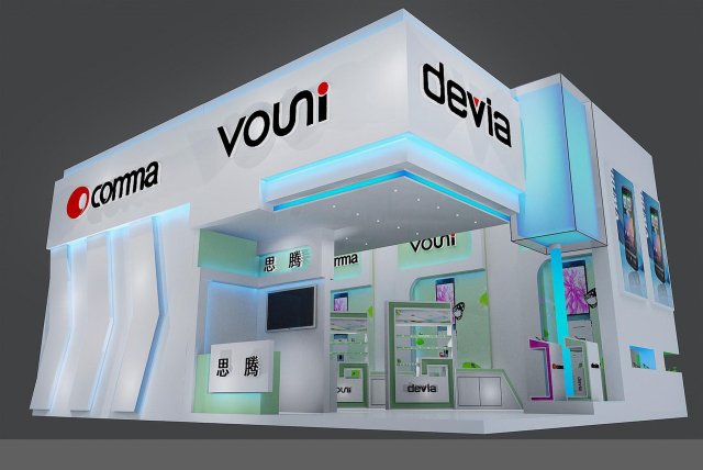 exhibition area12x93dmax201023350 3D Model .c4d .max .obj .3ds .fbx .stl .blend 