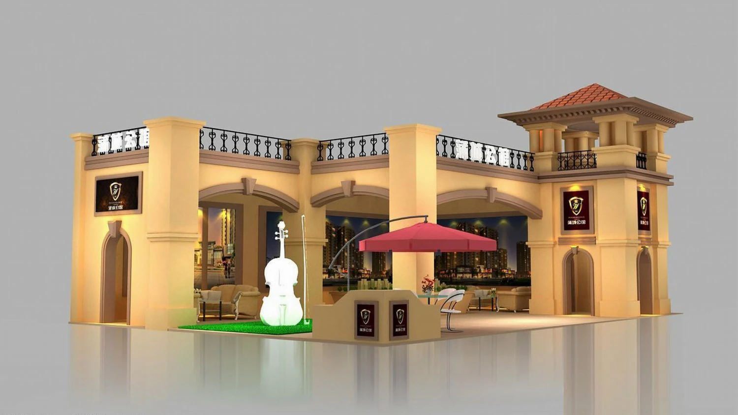exhibition area14x103dmax2009-15082 3D Model .c4d .max .obj .3ds .fbx .stl .blend 