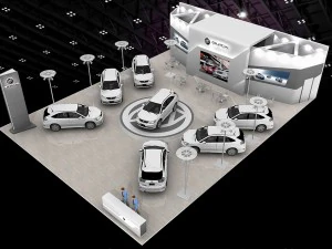 展览面积15x203dmax2009-5654 3D 模型