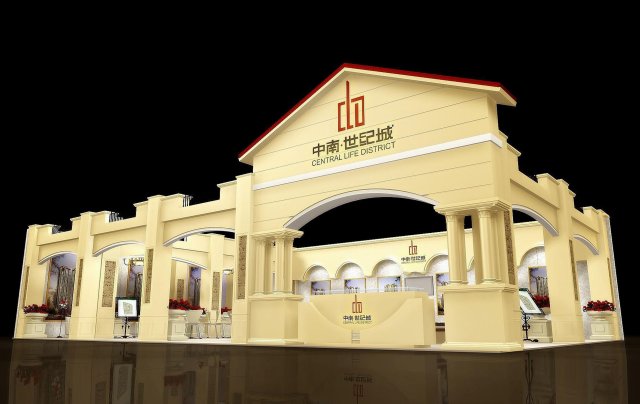 exhibition area18x113dmax2009-7800 3D Model .c4d .max .obj .3ds .fbx .stl .blend