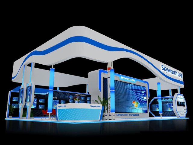 exhibition area18x123dmax200922428 3D 模型 .c4d .max .obj .3ds .fbx .stl .blend 