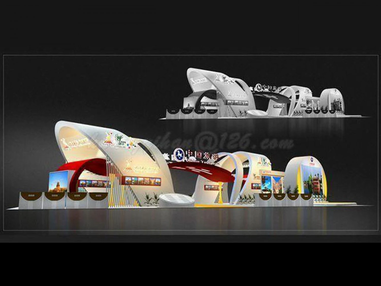exhibition area23x153dmax2009-1674 3D Model .c4d .max .obj .3ds .fbx .stl .blend 