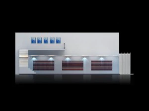 exhibition area 10x103dmax2009 3D Model