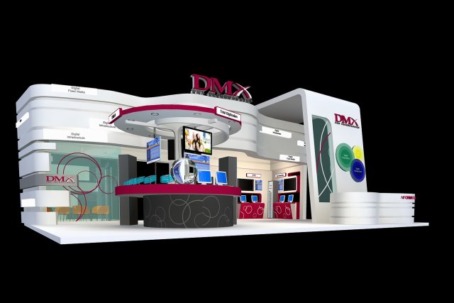 exhibition area 12x853dmax2009 3D-Modell .c4d .max .obj .3ds .fbx .stl .blend 