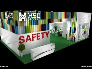exhibition area 12x83dmax200995 3D Model