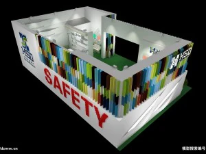 exhibition area 12x83dmax200995 3D Model