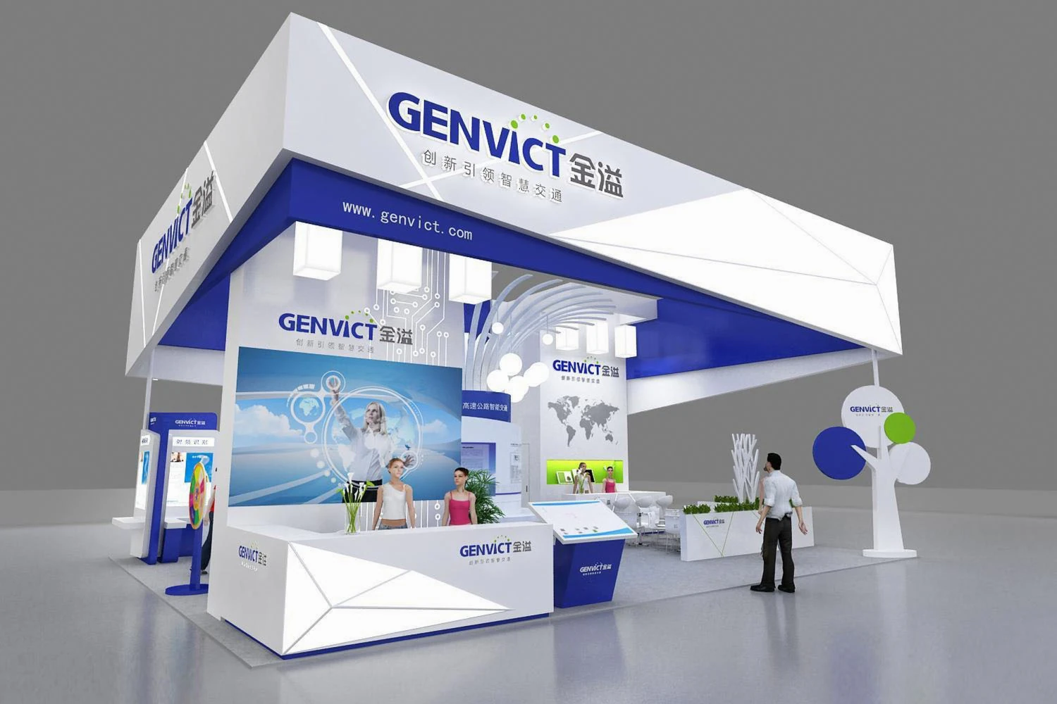 exhibition area 12x93dmax2011 3D Model .c4d .max .obj .3ds .fbx .stl .blend 