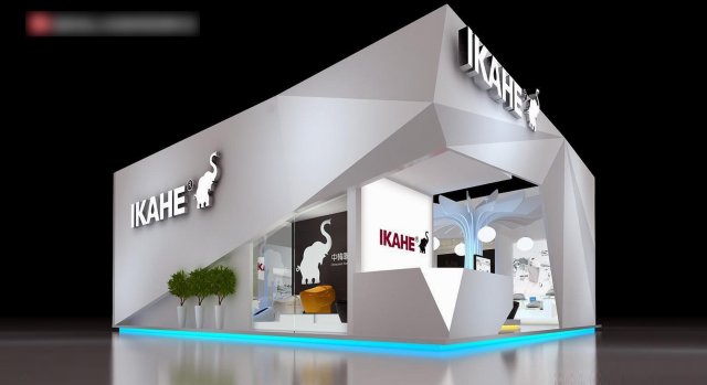 exhibition area 12x113dmax2009 3Dモデル .c4d .max .obj .3ds .fbx .stl .blend 