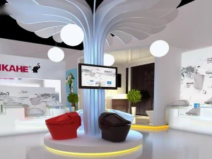 exhibition area 12x113dmax2009 3D Model