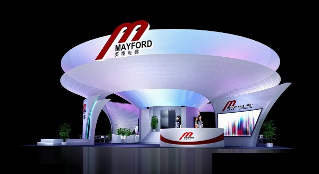 exhibition area 13x103dmax2009 3D 模型 .c4d .max .obj .3ds .fbx .stl .blend 