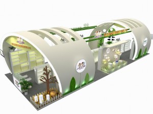 exhibition area 15x63dmax2011 3D Model