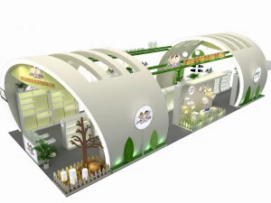 Выставочная площадь 15x63dmax2011 г. 3D Модель