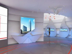 exhibition area 18x93dmax2012 3D Model