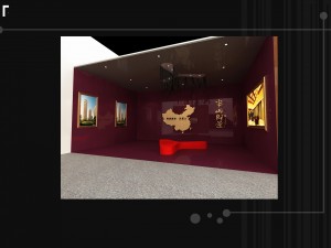 exhibition area 20x123dmax2009 3D मॉडल