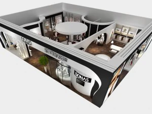 exhibition area 20x163dmax200912 3D Model