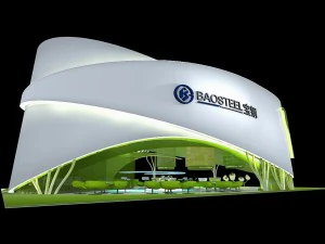 exhibition area 21x163dmax2009 3D Model