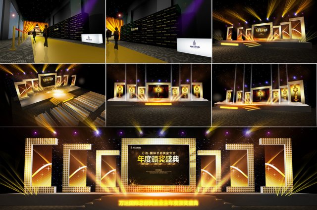 concert stage design 03 3D Model .c4d .max .obj .3ds .fbx .stl .blend 