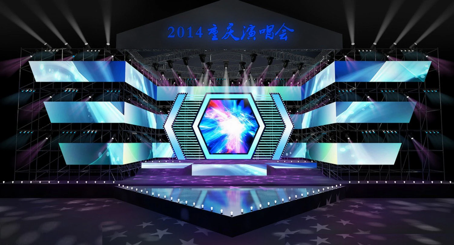 concert stage design 04 3D Model .c4d .max .obj .3ds .fbx .stl .blend