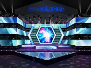 дизайн концертной сцены 04 3D Модель