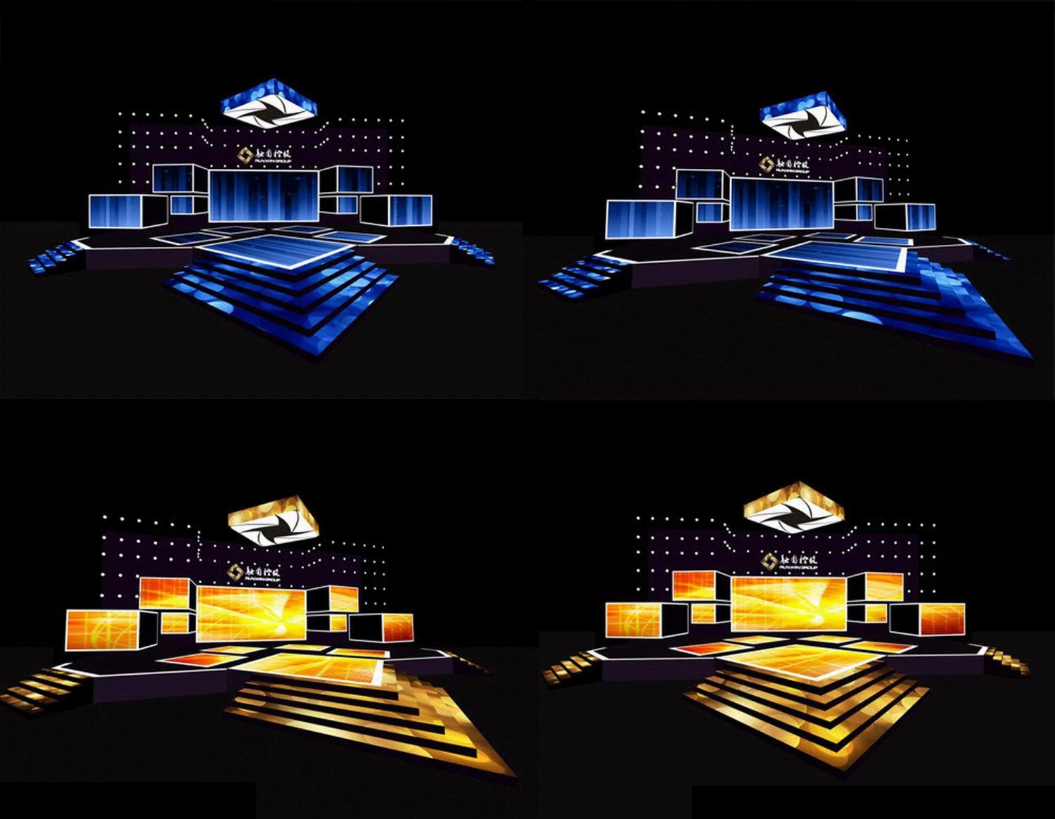 concert stage design 6 3D Model .c4d .max .obj .3ds .fbx .stl .blend