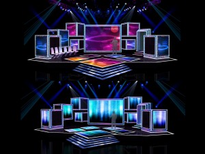 concert stage design 7 3Dモデル