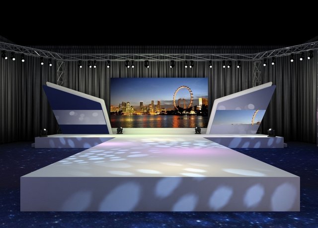 concert stage design 8 3D Model .c4d .max .obj .3ds .fbx .stl .blend 